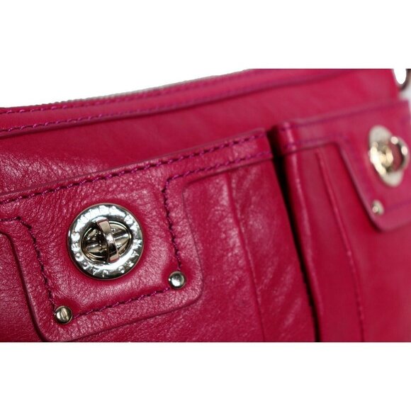 Marc By Marc Jacobs Women's Pink Percy Crossbody Totally Turnlock Leather Bag - Picture 3 of 8